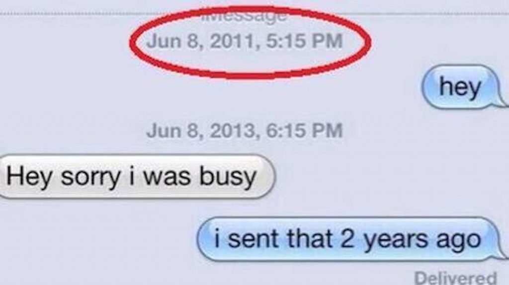 A message from a texting idiot (me)