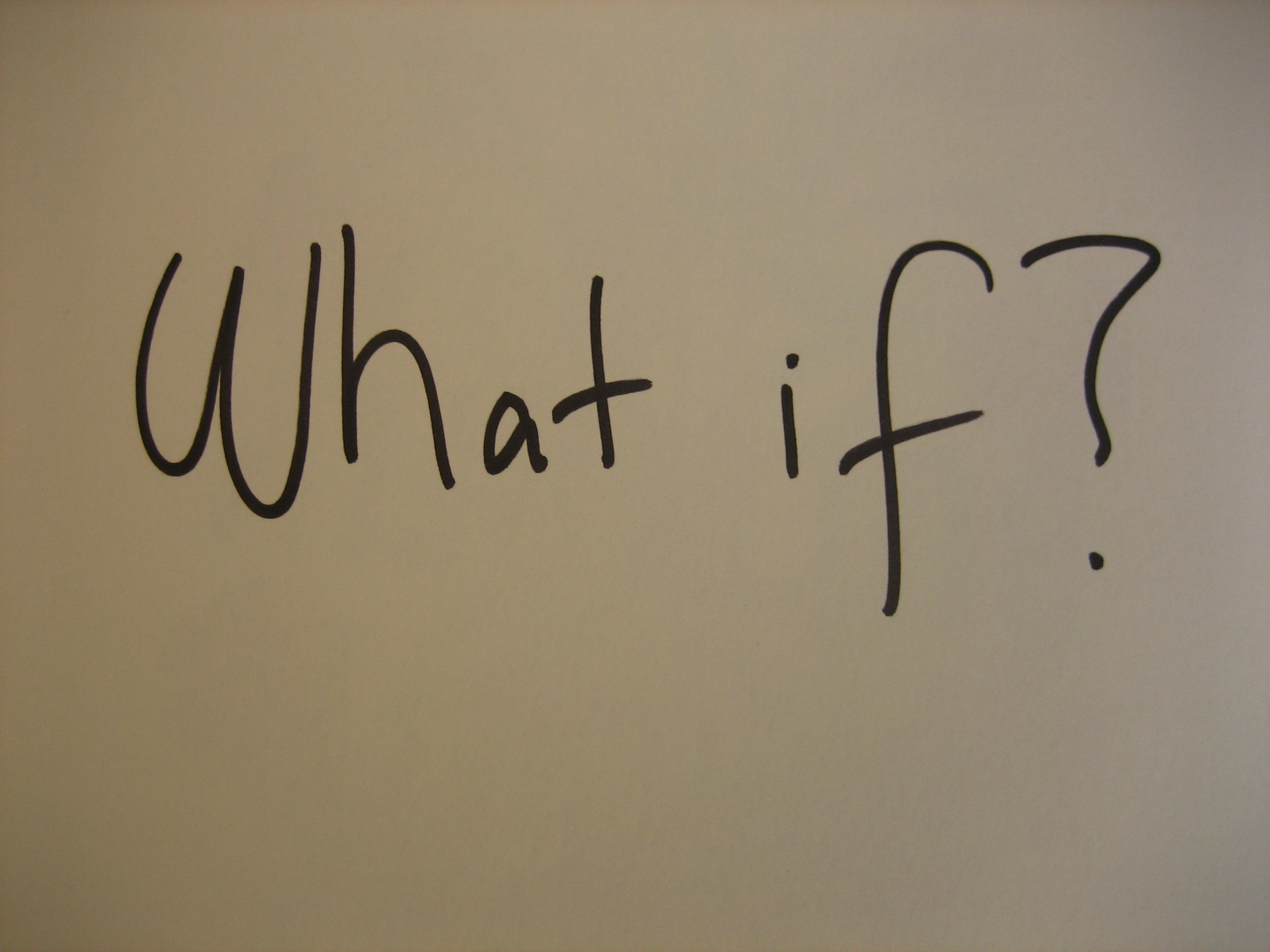 Failures and what if’s